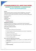 ATI NURSING INFORMATICS TEST &ndash; NURSE S TOUCH&colon; NURSING INFORMATICS AND TECHNOLOGY