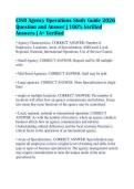 ISR Agency Operations Study Guide Final Exam Prep Bundle &vert; 2026 Practice Questions & Answers Set &vert; A&plus; Verified Material &vert; 100&percnt; Complete Review Pack