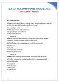 Nur 612 Final Exam Actual Exam Newest Actual Exam