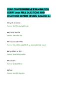 CEAP COMPREHENSIVE EXAMINATION&NewLine;SCRIPT 2026 FULL QUESTIONS AND&NewLine;SOLUTIONS EXPERT REVIEW GRADED A&plus;