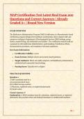 MAP Certification Test Latest Real Exam 2026 &vert; Complete 200 Questions with Correct Answers & Detailed Explanations &vert; Already Graded A&plus; &vert; Brand New Version