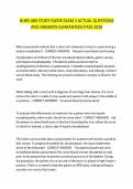 NURS 480 STUDY GUIDE EXAM 3 ACTUAL QUESTIONS&NewLine;AND ANSWERS GUARANTEED PASS 2026
