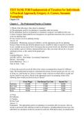 Test Bank for Fundamentals of Taxation for Individuals A Practical Approach 2024 Edition by Carnes & Youngberg - Complete Chapter Questions with Answers &lpar;Chapters 1-18&rpar;