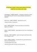 PA NOTARY PUBLIC EXAM QUESTIONS WITH REAL&NewLine;VERIFIED SOLUTIONS 2025-2026