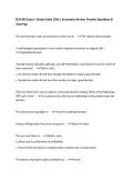 ECN 601 Exam 1 Study Guide 2026 &vert; Economics Review&comma; Practice Questions & Test Prep