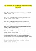 NACE CP 2 CONCEPTS EXAM WITH CORRECT SOLUTIONS&NewLine;2025-2026