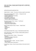 IDIS 424 FINAL EXAM QUESTIONS WITH VERIFIED ANSWERS