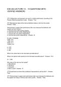 IDIS 424 LECTURE 13 - 15 QUESTIONS WITH VERIFIED ANSWERS