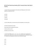 ECN 101 Final Practice Exam Questions 2026 &vert; Economics Review&comma; Study Guide & Test Prep