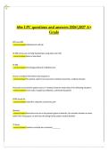 68W LPC Exam Prep &ndash; Leadership & Clinical Competencies &lpar;2026&sol;2027&rpar;&vert;A&plus; Grade 
