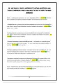 NR 302 EXAM 2- HEALTH ASSESSMENT&vert; ACTUAL QUESTIONS AND VERIFIED ANSWERS &vert;GRADED A&plus;&vert;PASS ON FIRST ATTEMPT&vert;NEWEST 2026&sol;2027