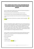 NR 341 COMPLEX ADULT HEALTH&vert; ACTUAL QUESTIONS AND VERIFIED ANSWERS &vert;GRADED A&plus;&vert;PASS ON FIRST ATTEMPT&vert;NEWEST 2026&sol;2027