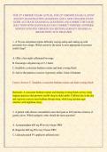 NUR 257 CHRONIC EXAM&sol; ACTUAL NUR 257 CHRONIC EXAM 4 LATEST 2026&sol;2027 EXAM PRACTICE QUESTIONS AND A NEW UPDATED STUDY GUIDE ACCURATE EXAM REAL QUESTIONS AND CORRECT DETAILED SOLUTIONS WITH RATIONALES &lpar;100&percnt; CORRECT VERIFIED ANSWERS&rpar; NEWEST UPDATED VERSION 2