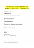 NACE CP2 EXAM QUESTIONS AND ANSWERS WITH&NewLine;CORRECT SOLUTIONS LATEST TOP SCORE 2025-2026