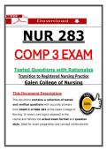 NUR 283 &lpar;Exams 1&ndash;3&rpar; &vert; Complete Full Course Study Bundle
