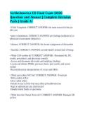 ScribeAmerica ED Final Exam 2026&NewLine;Question and Answer &vert; Complete Revision&NewLine;Pack &vert; Grade A&plus;