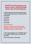 2026&ndash;2027 CYBERSECURITY CERTIFICATION MASTER BUNDLE &vert; CC&comma; CySA&plus;&comma; CSX-P&comma; CISSP & CYBER AWARENESS CHALLENGE &vert; COMPLETE EXAMs WITH Q&A & DETAILED RATIONALES