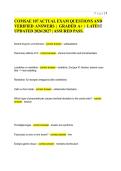 COMSAE 107 ACTUAL EXAM QUESTIONS AND&NewLine;VERIFIED ANSWERS &vert; GRADED A&plus; &vert; LATEST&NewLine;UPDATED 2026&sol;2027 &vert; ASSURED PASS&period; 