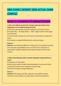 DBIA EXAM 2 NEWEST 2026 ACTUAL EXAM &NewLine;COMPLET