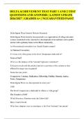 DELTA ACHIEVEMENT TEST PART 1 AND 2 TEST&NewLine;QUESTIONS AND ANSWERS &vert; LATEST UPDATE&NewLine;2026&sol;2027 GRADED A&plus; &vert; NGUARANTEED PASS&excl;&excl;