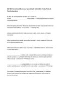 ECN 306 International Economics Exam 1 Study Guide 2026 &vert; Trade&comma; Policy & Practice Questions