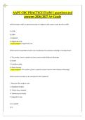 AAPC Certified Risk Adjustment Coder &lpar;CRC&rpar; &ndash; Practice Exam 1 Prep &lpar;2026&sol;2027&rpar;&vert;AAPC CRC Practice Exam 1 Questions and Answers 2026&sol;2027 &ndash; A&plus; Grade Certification Study Material
