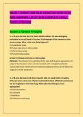 NBME 17NBME CBSE REAL EXAM 200 QUESTIONS AND ANSWERS LATEST 2026 COMPLETE EXAM&period;&comma; Exams of Nursing 