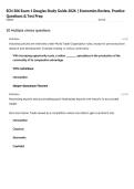 ECN 306 Exam 1 Douglas Study Guide 2026 &vert; Economics Review&comma; Practice Questions & Test Prep