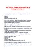 NWC 204 FE EXAM QUESTIONS WITH ANSWERS RATED A&plus;