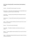 ECN 211 Exam 1 Study Guide 2026 &vert; Economics Review&comma; Practice Questions & Test Prep