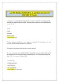 ASE A1 Engine Repair &ndash; Practice Test Section A Prep &lpar;2026&sol;2027&rpar;&vert;National Institute for Automotive Service Excellence A1 Engine Repair Practice Test &lpar;Section A&rpar; Questions and Answers 2026&sol;2027 &ndash; A&plus; Grade Study Material