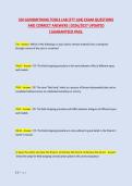 SDI GUNSMITHING TOOLS LAB &lpar;FTT 104&rpar; EXAM QUESTIONS &NewLine;AND CORRECT ANSWERS &vert;2026&sol;2027 UPDATED &NewLine;&vert;GUARANTEED PASS&period; 