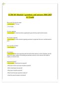 CCIM 101 Module 1 Questions and Answers 2026&sol;2027 &ndash; Certified Commercial Investment Member &lpar;CCIM&rpar; Course &ndash; Study Guide and Practice Material