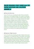CELPIP SPEAKING STUDY GUIDE 2026 TEST&NewLine;PAPER QUESTIONS AND SOLUTIONS&NewLine;GRADED A&plus;