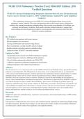 NURS 5315 Advanced Pathophysiology Respiratory Questions Review Latest&period; 250 Questions and&NewLine;Correct Answers Already Graded A&plus;&period; 100&percnt; Verified Solutions &vert; Updated Per Latest Guidelines &vert;&NewLine;Graded A&plus;