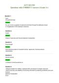 ACT 210 CSU Questions with CORRECT Answers &lpar;Grade A&plus;&rpar;