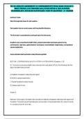 NR 304 HEALTH ASSESSMENT II COMPREHENSIVE FINAL EXAM 2026&sol;2027 &vert; MOST TESTED &vert; 100 VERIFIED Q&A &vert; NCLEX-STYLE & NGN-ALIGNED &vert; CHAMBERLAIN &vert; DETAILED RATIONALES &vert; PASS GUARANTEED - A&plus; GRADED