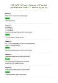 CSU ACT 330 Exam 4 Questions with Verified&NewLine;Questions with CORRECT Answers &lpar;Grade A&plus;&rpar;