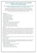 SCCJA Special Basic Exam 2026-2027 QUESTIONS AND ANSWERS ALREADY GRADED&NewLine;A&plus;&period; 100&percnt; Verified Solutions &vert; Updated Per Latest Guidelines &vert; Graded A&plus;