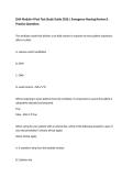 ENA Module 4 Post Test Study Guide 2026 &vert; Emergency Nursing Review & Practice Questions