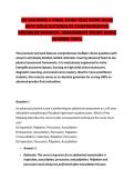 NR 509 WEEK 8 FINAL EXAM TEST BANK Q&AS &NewLine;WITH BOLD RATIONALES COMPREHENSIVE &NewLine;ADVANCED PHYSICAL ASSESSMENT STUDY GUIDE &NewLine;&lpar;SCORED 100&percnt;&rpar; 