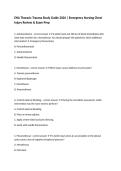 ENA Thoracic Trauma Study Guide 2026 &vert; Emergency Nursing Chest Injury Review & Exam Prep