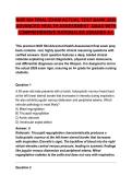 NUR 504 FINAL EXAM ACTUAL TEST BANK 2026  &NewLine;ADVANCED HEALTH ASSESSMENT  Q&AS WITH &NewLine;COMPREHENSIVE RATIONALES &lpar;GRADED A&plus;&rpar;