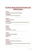 Top Driver Illinois Final Exam Questions and Verified Answers&NewLine;