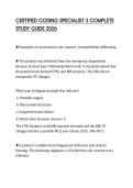 CERTIFIED CODING SPECIALIST 3 COMPLETE&NewLine;STUDY GUIDE 2026&NewLine;