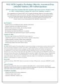D570 OA Latest Prep Test Bank 2026-2027&colon; Questions and Correct Answers Already Graded&NewLine;A&plus;&period; 100&percnt; Verified Solutions &vert; Updated Per Latest WGU Guidelines &vert; Graded A&plus;