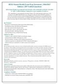 HESI Mental Health Exam 2026-2027 QUESTIONS AND ANSWERS ALREADY GRADED&NewLine;A&plus;&period; 100&percnt; Verified Solutions &vert; Updated Per Latest Guidelines &vert; Graded A&plus;