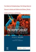 Test Bank for Pathophysiology&semi; The Biology Basis for Disease in Adults and Children 9th Edition &lpar;Mosby&comma; &rpar; by McCance and Huether&comma; Isbn no&semi; 9780323789875&comma; All Chapters Covered &lpar;NEWEST 2026&rpar;