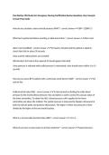 Pam Bartley CEN Study Set&colon; Emergency Nursing Certification Review Questions&comma; Key Concepts & Exam Prep Guide