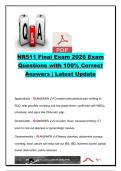 NR 511 EXAM COMPLETE PACKAGE DEAL